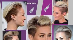 Зачіски з виголеними скронями — жіночі Креативні стрижки з поголеними на середні